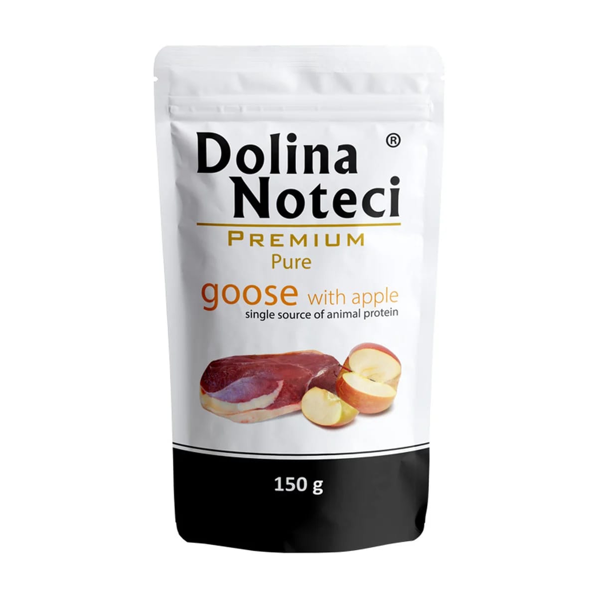 Pâtée chien Dolina Noteci Pure Oie et pomme, sachet fraîcheur, miniature 1
