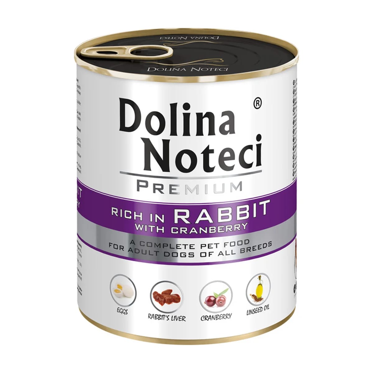 Pâtée chien Dolina Noteci Rich In Lapin aux canneberges, boîte, miniature 2