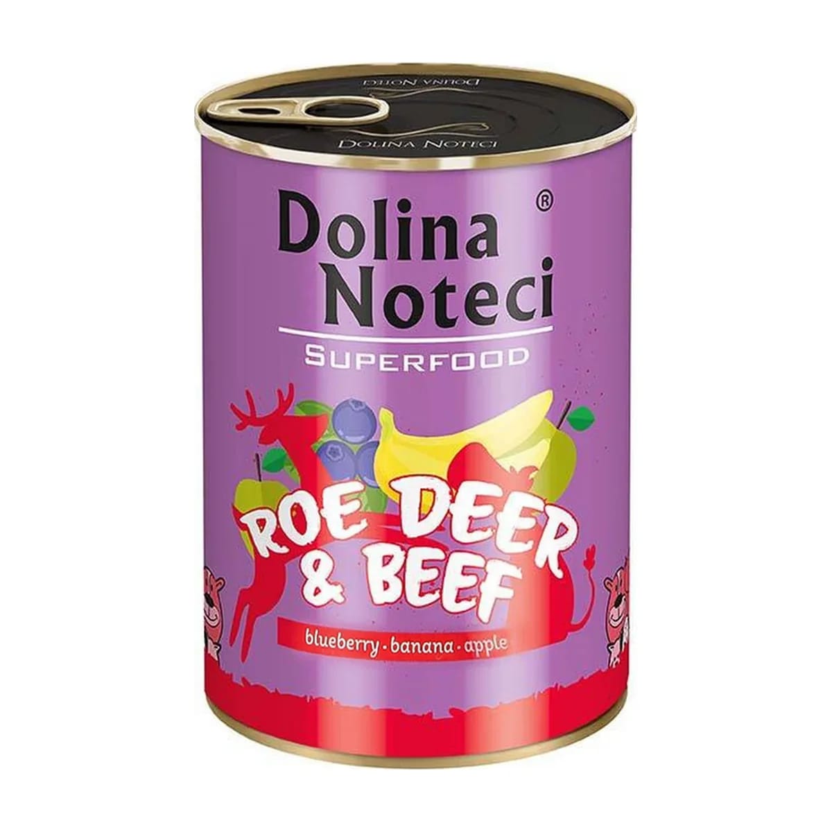 Pâtée chien Dolina Noteci Superfood Chevreuil et bœuf, boîte, miniature 1