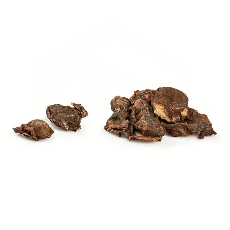 Testicules de bœuf tranchées