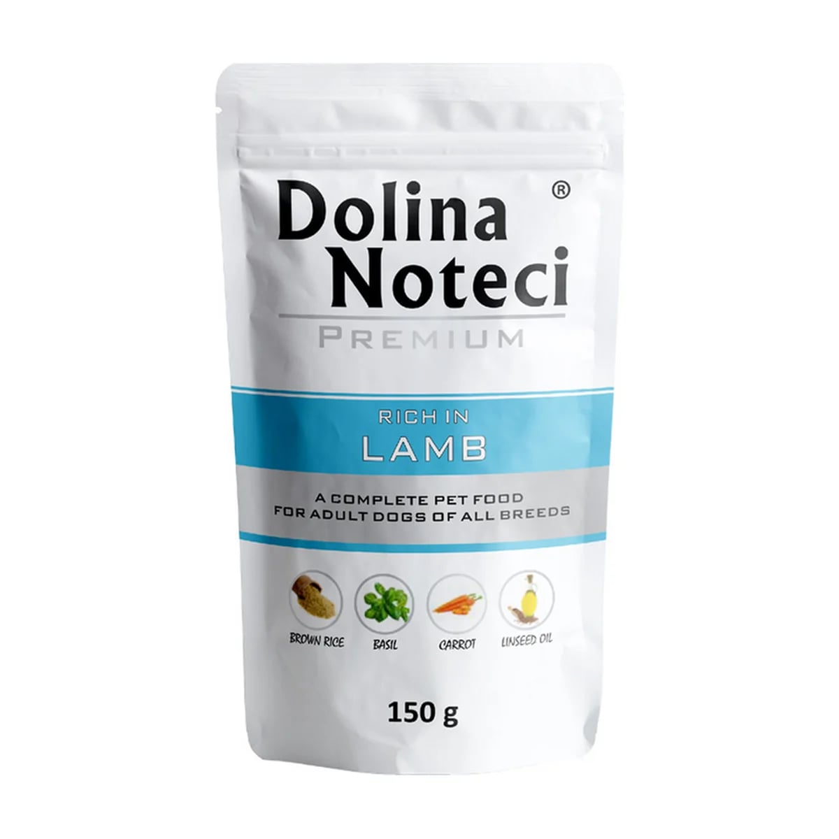 Pâtée chien Dolina Noteci Rich In Agneau, sachet fraîcheur