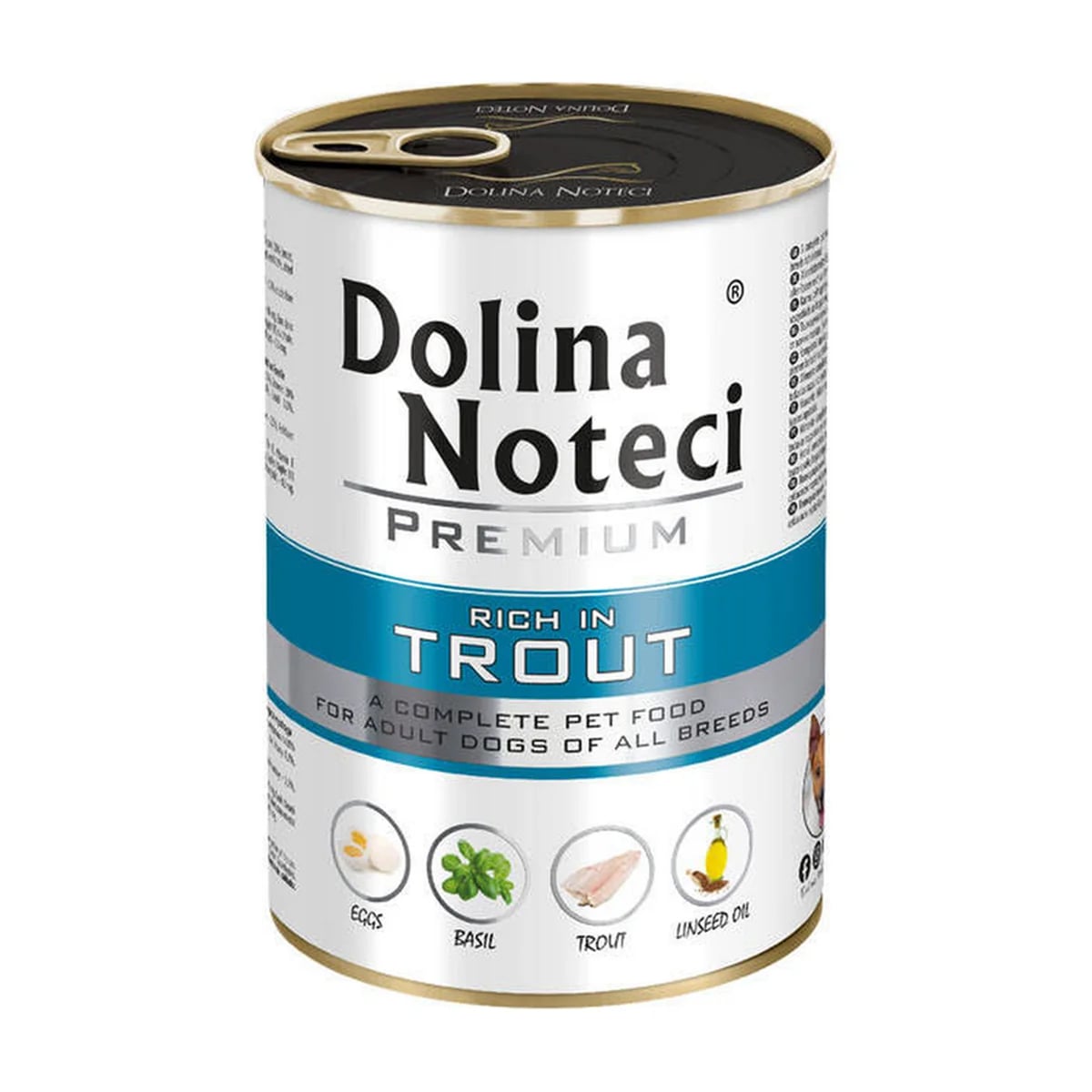 Pâtée chien Dolina Noteci Rich In Truite, boîte
