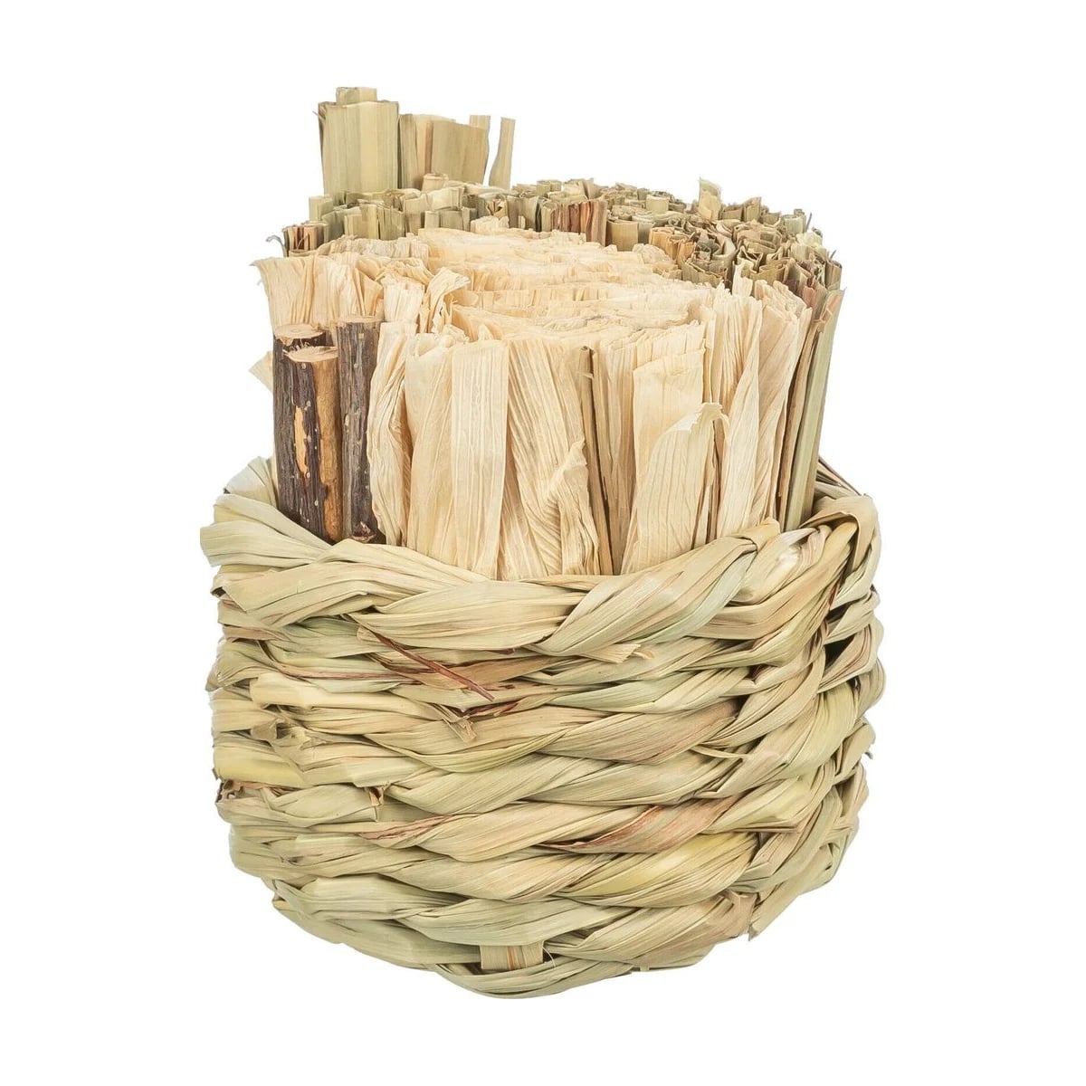 Panier en herbe avec foin, Jouets pour rat, photo 1 sur 4
