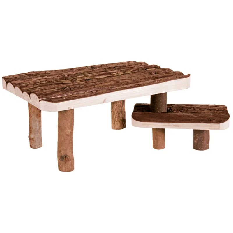 Plateforme double en bois