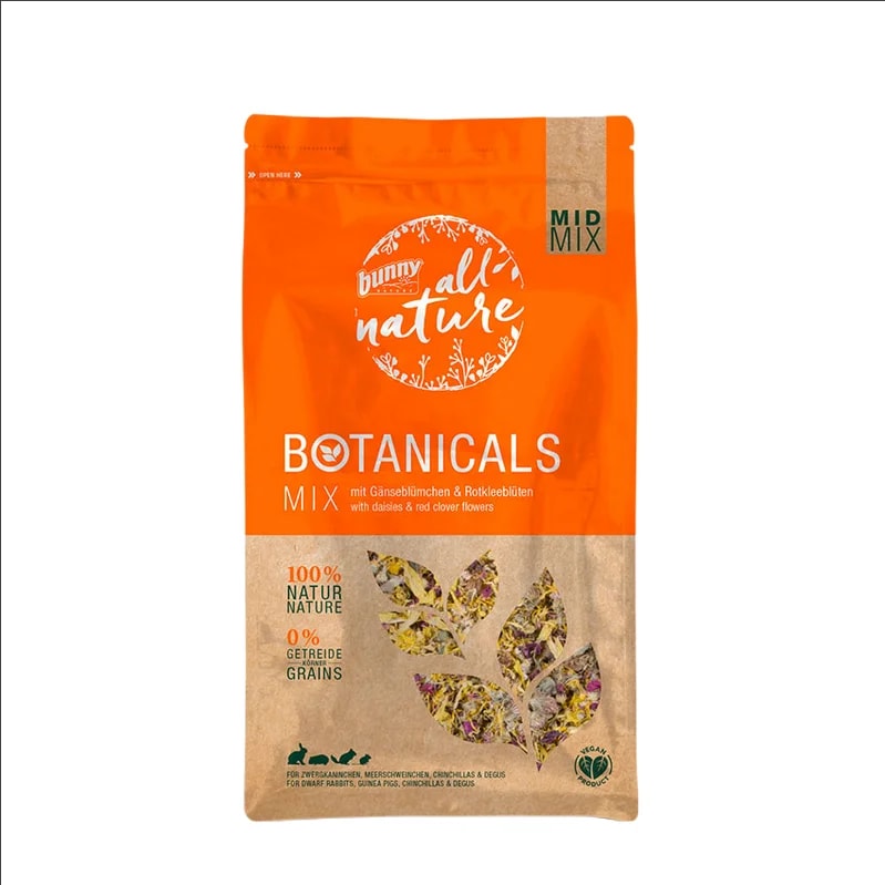 Botanicals Marguerite & Trèfle 120G, Friandises pour gerbille