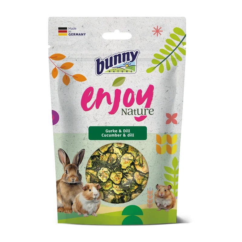 EnjoyNature Concombre & Aneth 40G, Friandises pour gerbille