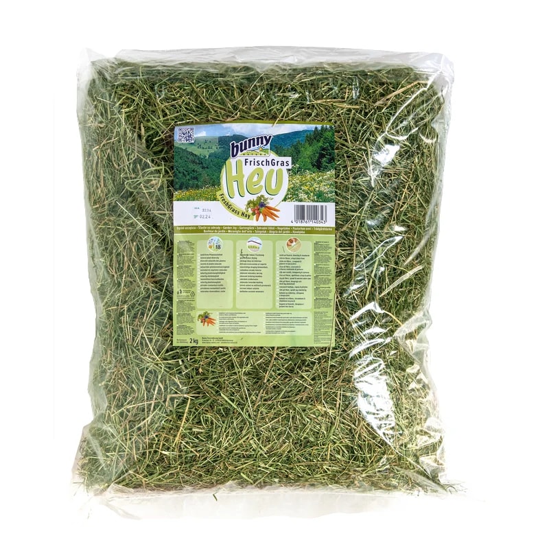 Foin FreshGrass Bonheur du jardin 2KG, Foin pour hamster