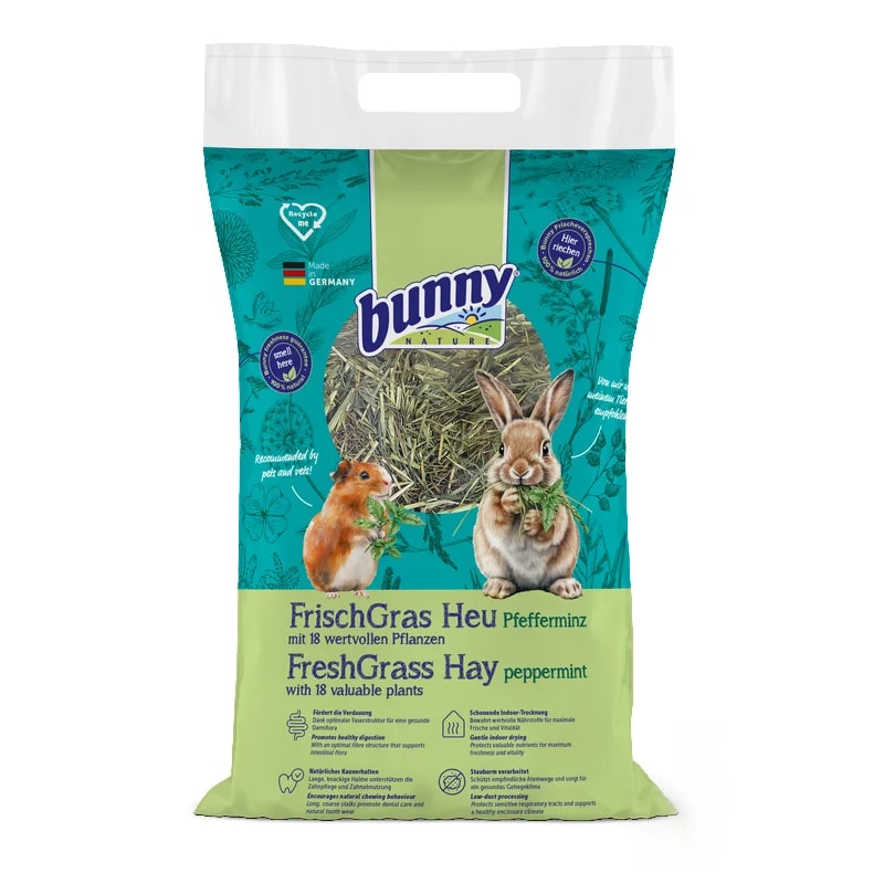 Foin FreshGrass Menthe poivrée 500G — Foin pour hamster