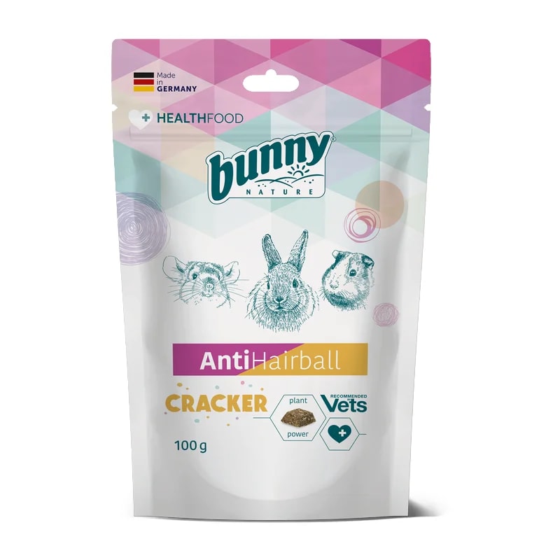 Health Food Antihairball Cracker 100G, Friandises pour lapin