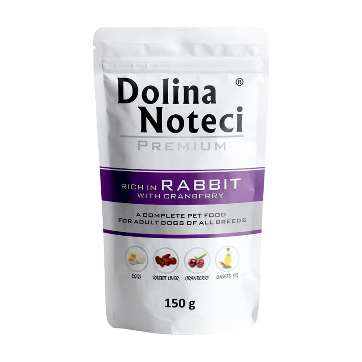 Pâtée chien Rich In Lapin aux canneberges en sachet fraîcheur, Pâtées pour chien, photo 1 sur 2