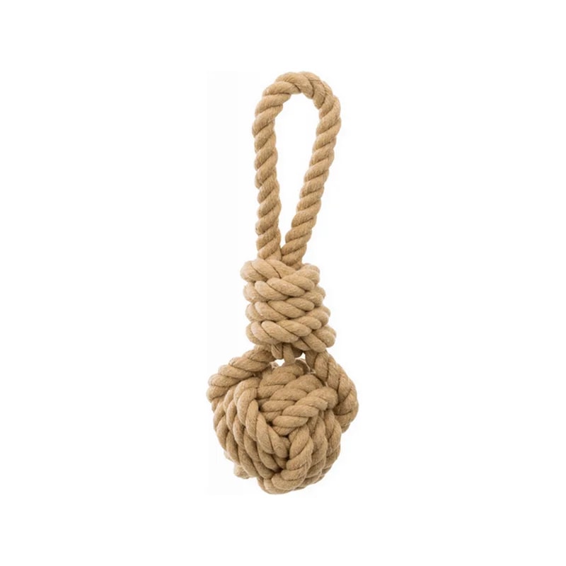 Balle nouée sur corde, Jouets pour chien