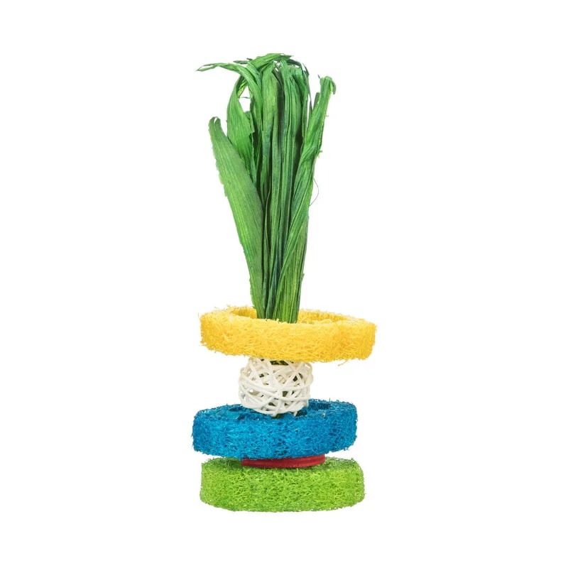 Jouet en luffa — Jouets pour rat