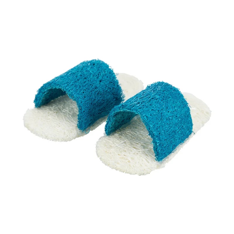 Sandales en luffa, Jouets pour rat
