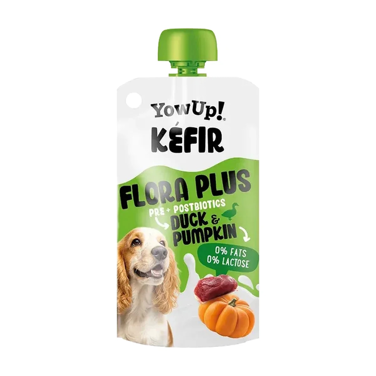 Kéfir Flora Plus canard et courge 115G, Compléments alimentaires pour chien