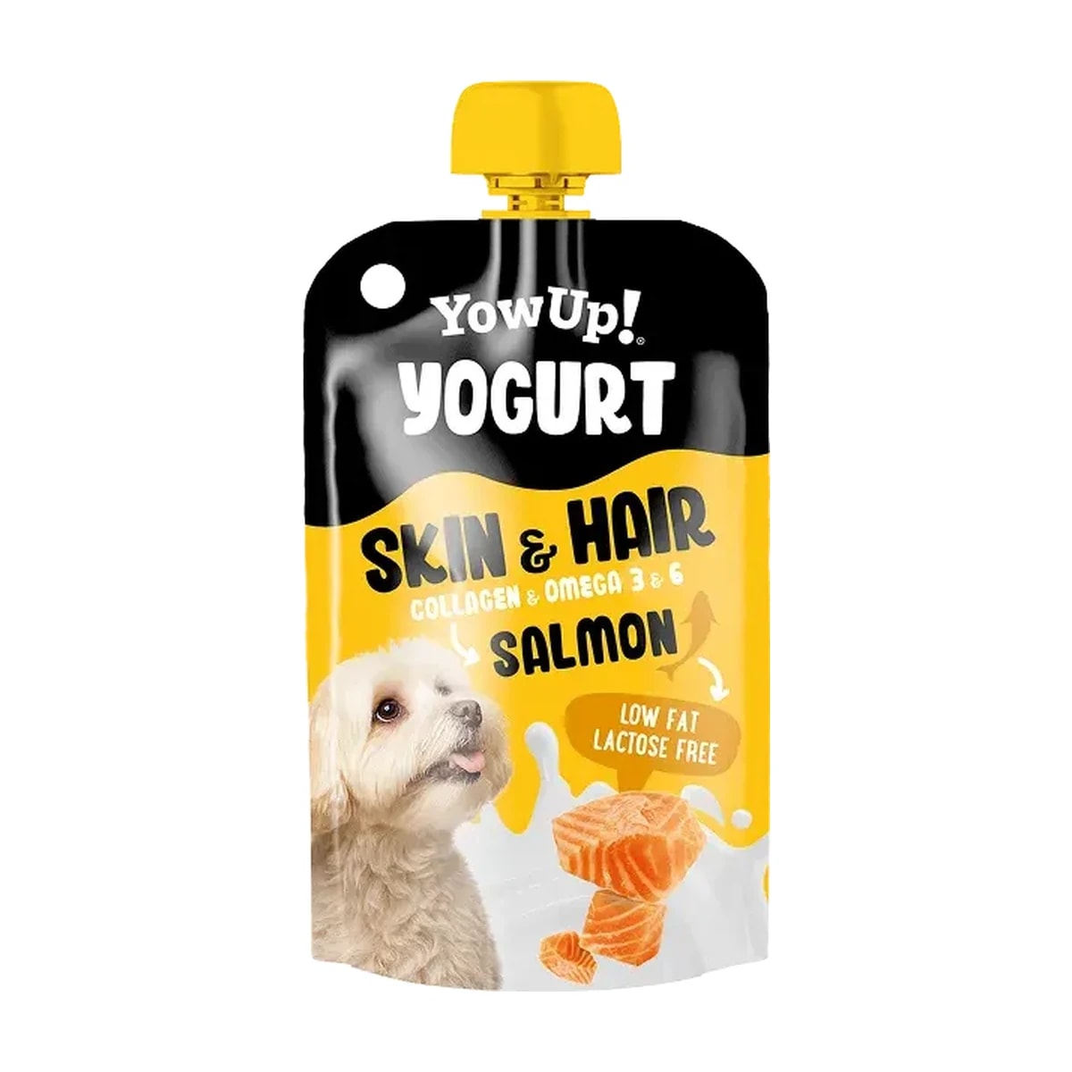 Yaourt Skin & Hair au saumon 115G, Compléments alimentaires pour chien