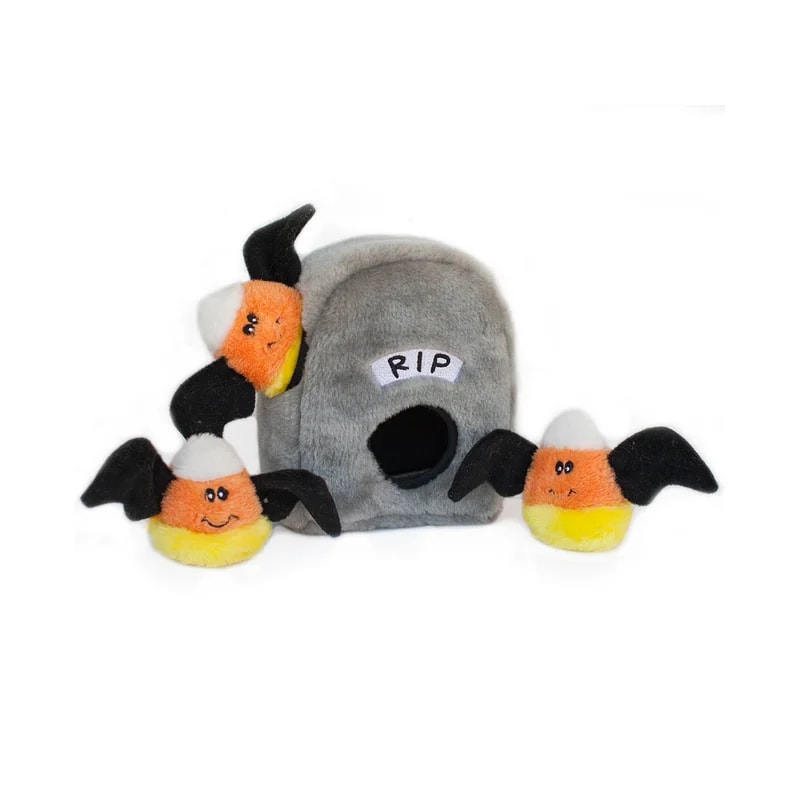 Peluche de fouille Burrow Pierre Tombale, Jouets pour chien, photo 5 sur 6
