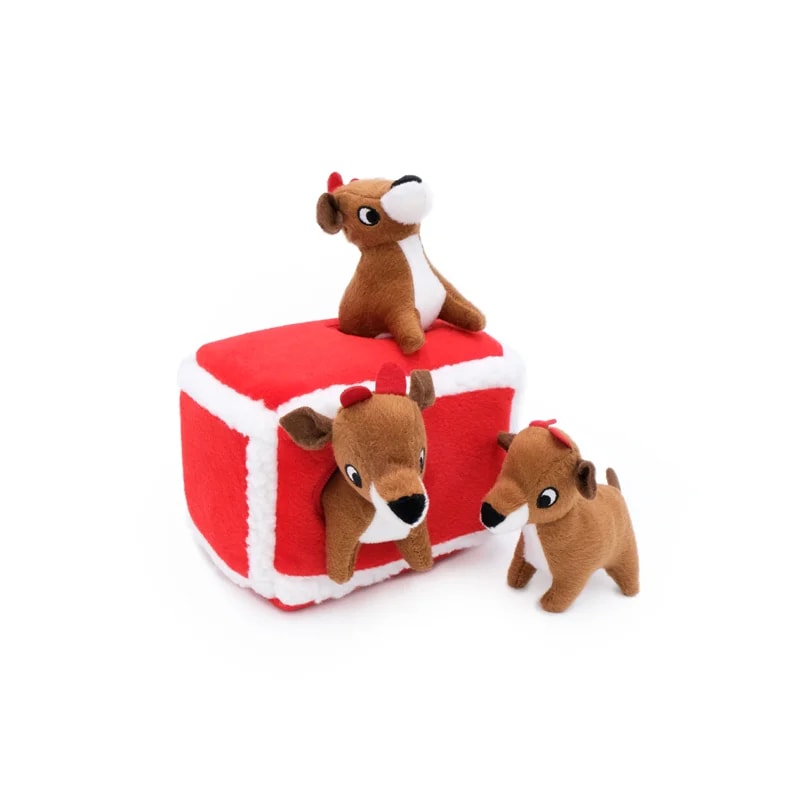 Peluche de fouille Burrow Renne, Jouets pour chien