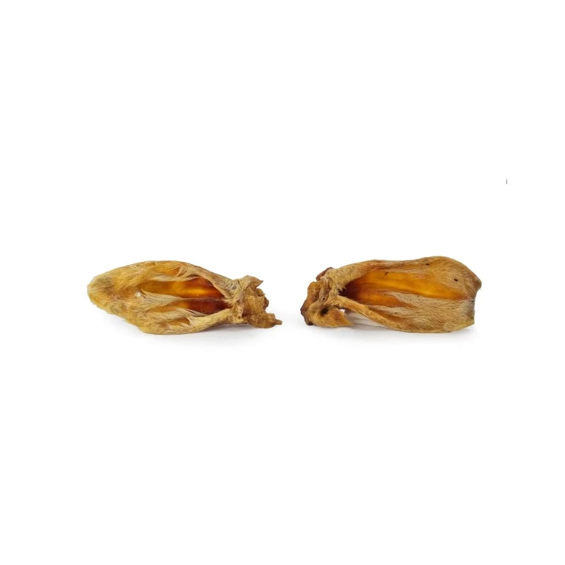 Oreilles d'agneau avec poils — Mastication pour chien