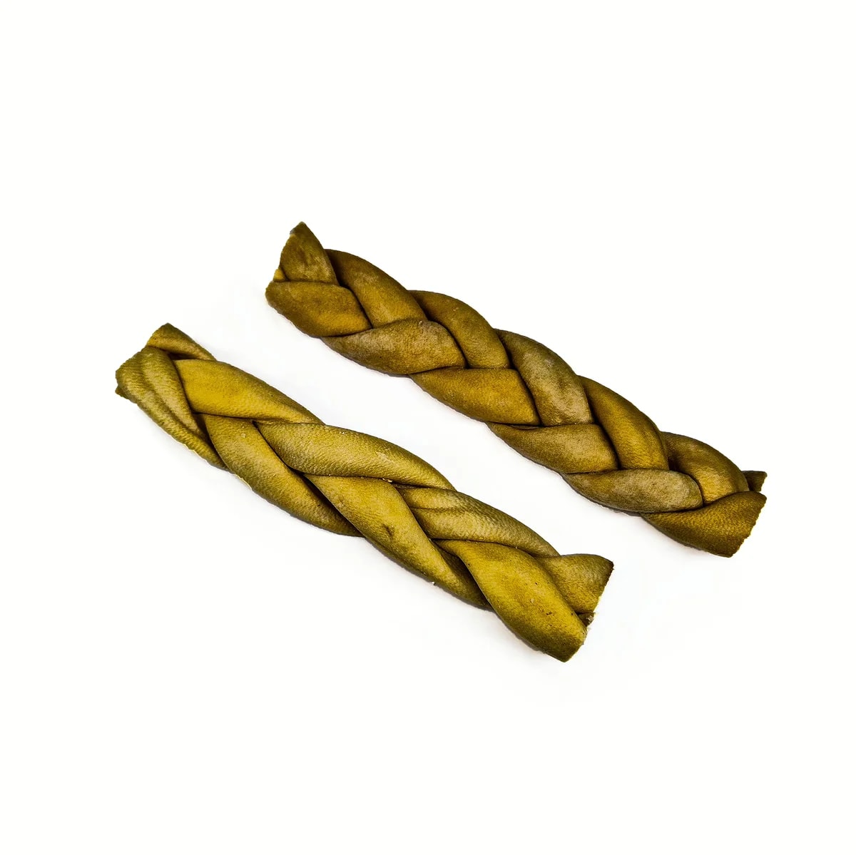 Peau d'agneau tressée 15CM, Mastication pour chien