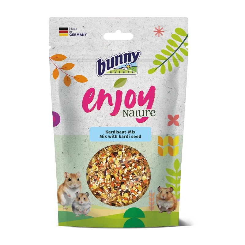 EnjoyNature Mix Graines de cardi 120G, Friandises pour gerbille