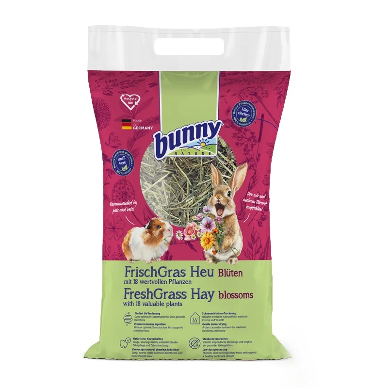 Foin FreshGrass Fleurs 500G — Foin pour hamster