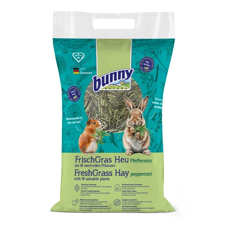 Foin FreshGrass Menthe poivrée 500G