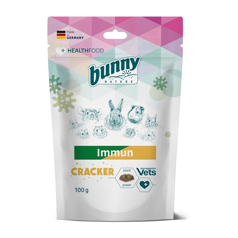 Health Food Immun Cracker 100G, Friandises pour lapin