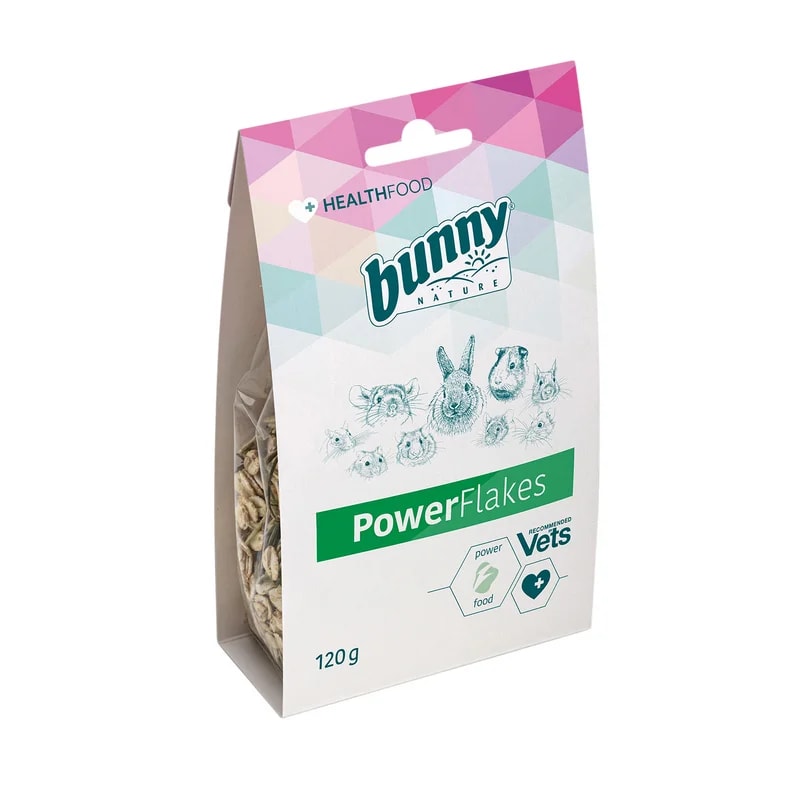 Health Food PowerFlakes 120G, Alimentation pour cochon-dinde