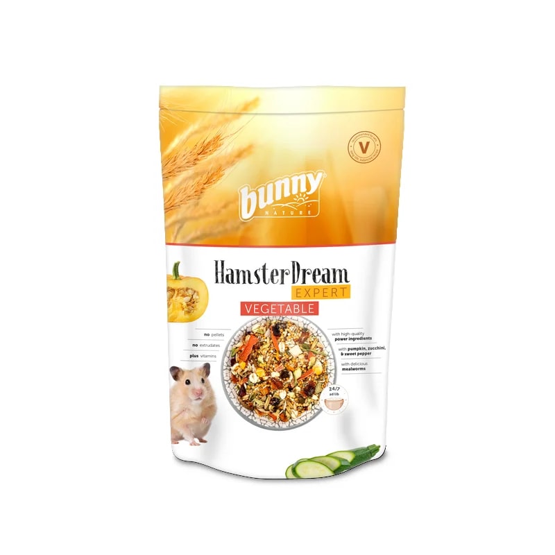 Mélange Hamster Syrien aux légumes 500G, Alimentation pour hamster