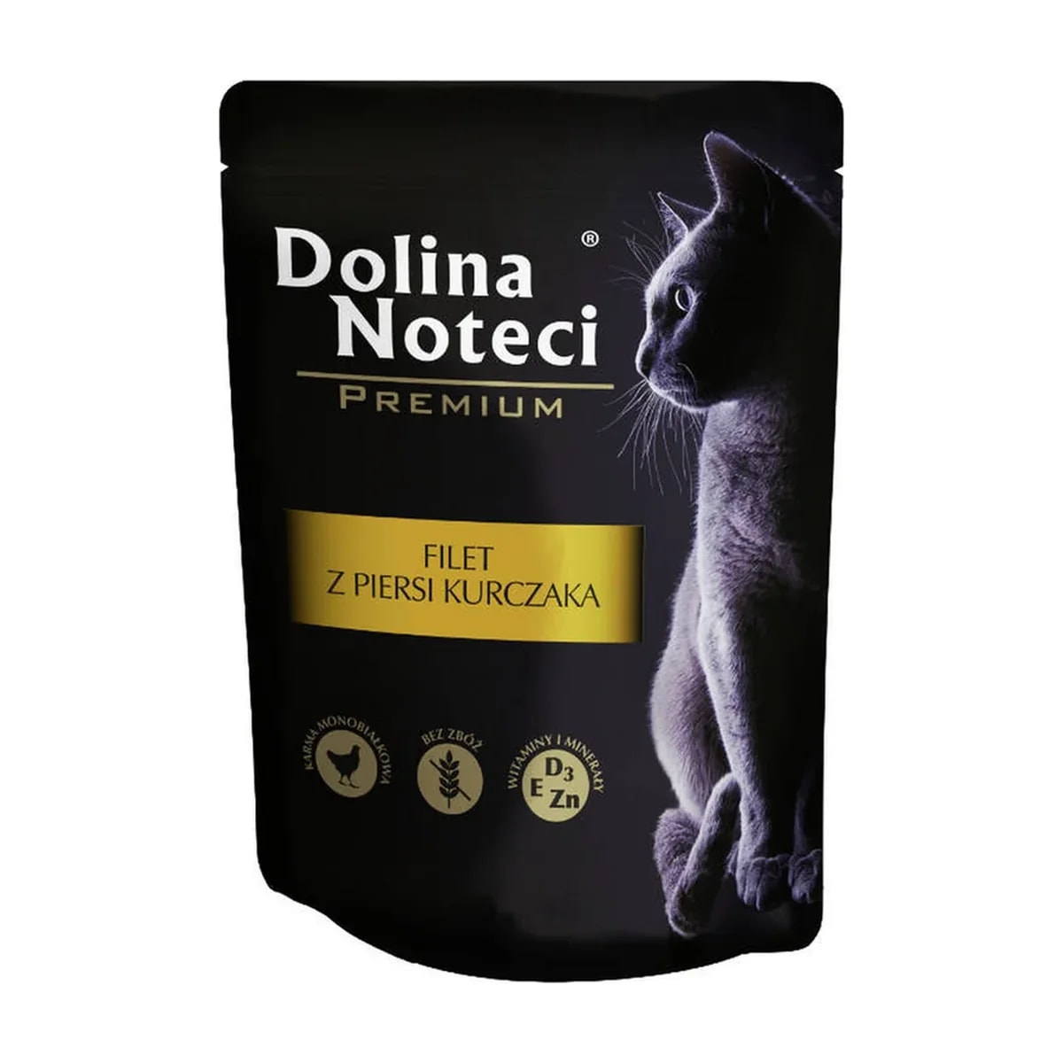 Filets chat Dolina Noteci Blanc de poulet, sachet fraîcheur, Pâtées pour chat
