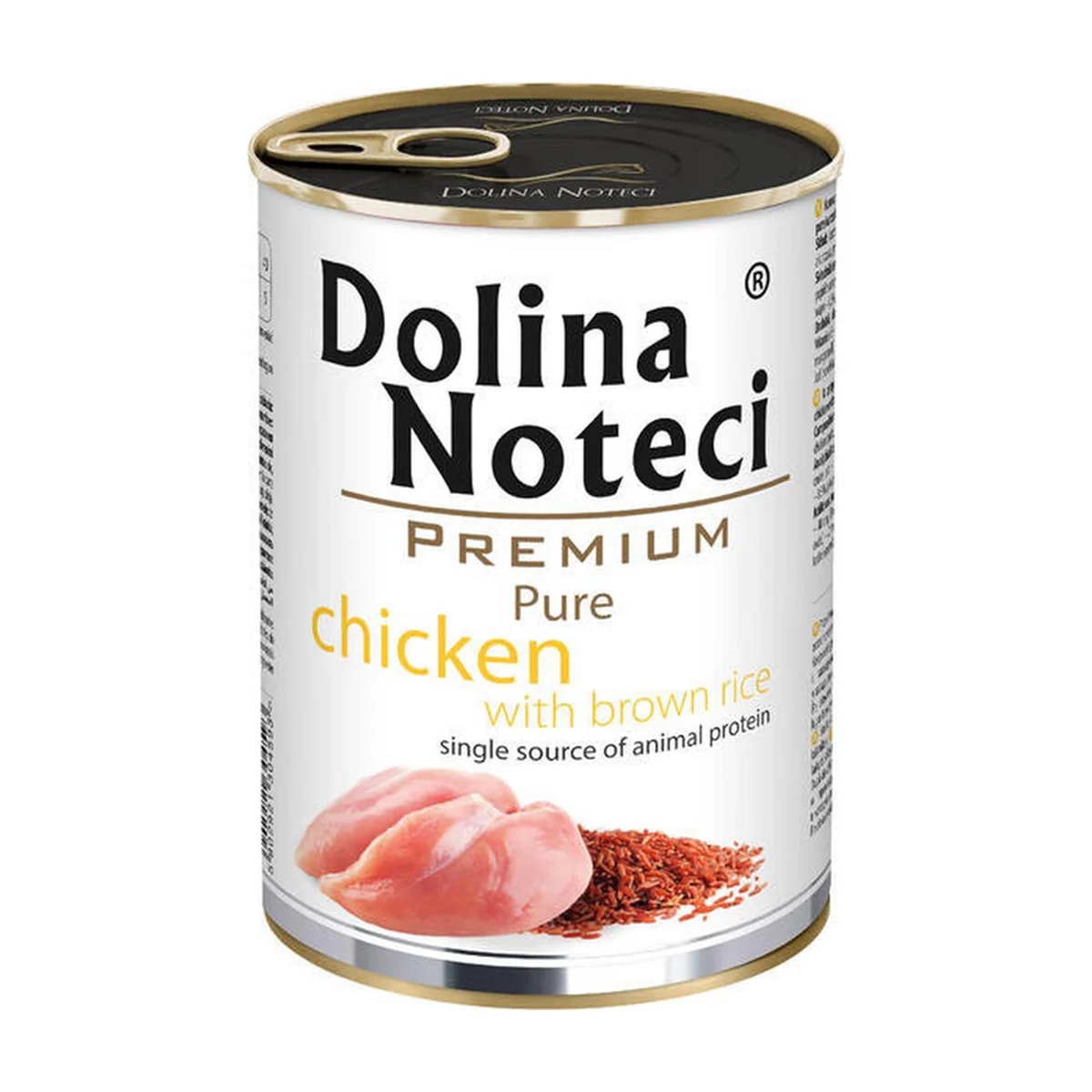 Pâtée chien Dolina Noteci Pure Poulet et riz, boîte, Pâtées pour chien
