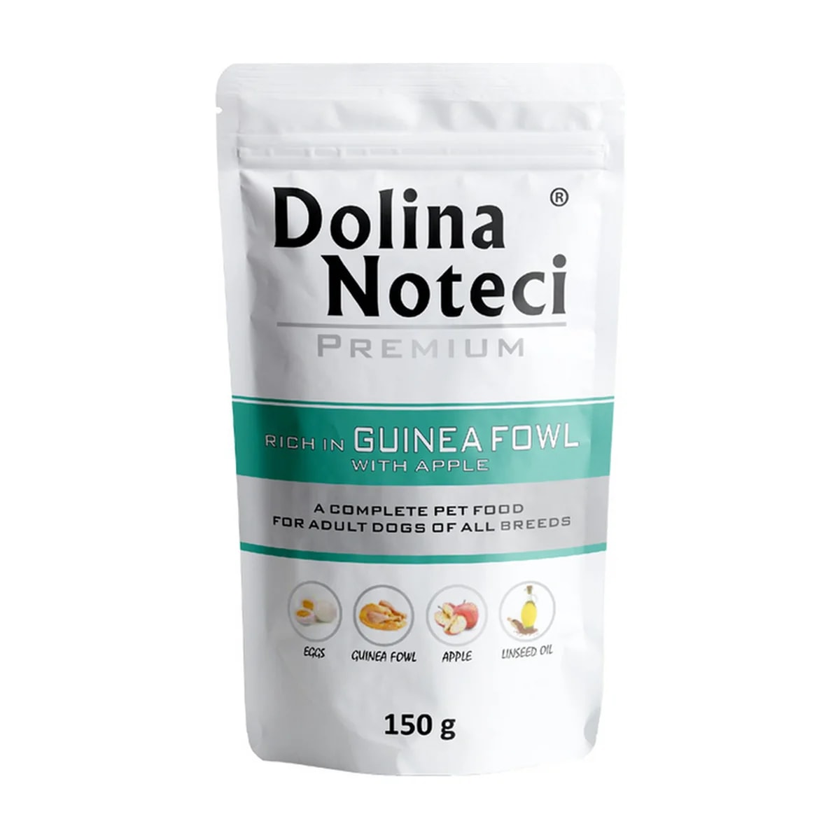 Pâtée chien Dolina Noteci Rich In Pintade et pomme, sachet fraîcheur, Pâtées pour chien, photo 1 sur 2