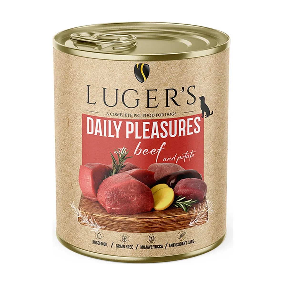 Pâtée chien Luger's Daily Pleasures Bœuf et pomme de terre, boîte, Pâtées pour chien, photo 2 sur 2