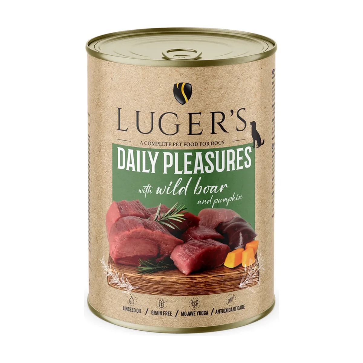 Pâtée chien Daily Pleasures Sanglier et potiron en boîte, Pâtées pour chien, photo 1 sur 2