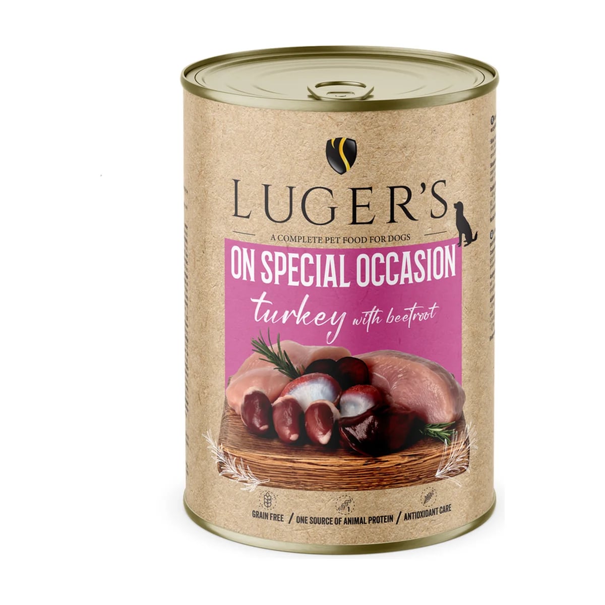 Pâtée chien Luger's On Special Occasion Dinde et betterave, boîte, Pâtées pour chien, photo 1 sur 1