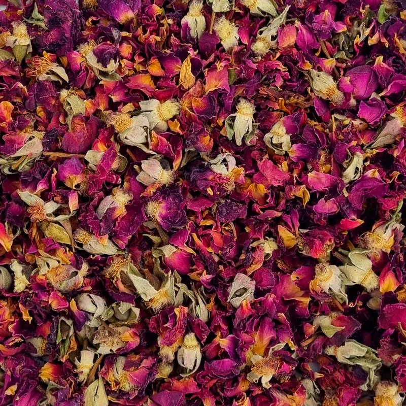 Fleurs de rose, Vrac pour lapin