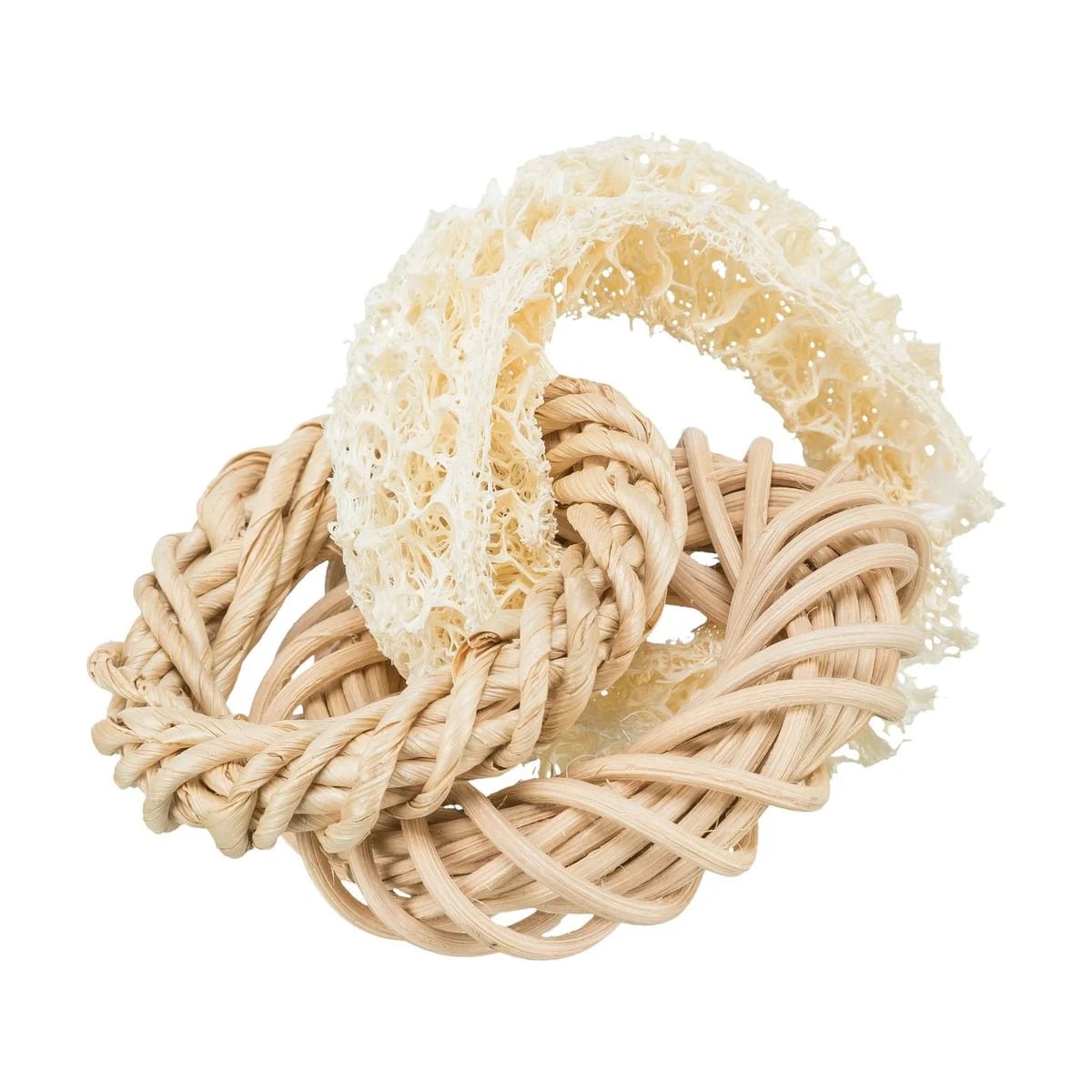 Anneaux en luffa, Jouets pour rat, photo 3 sur 4