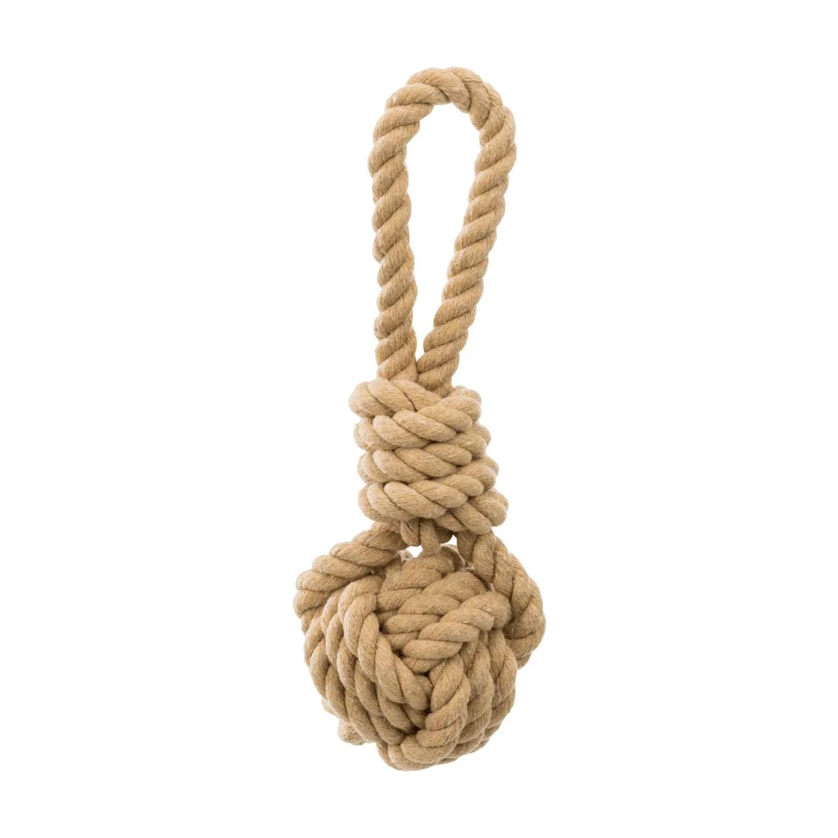 Balle nouée sur corde, Jouets pour chien, photo 1 sur 2