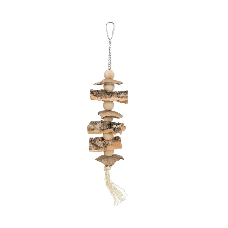 Jouet en bois et liège, Jouets pour rat