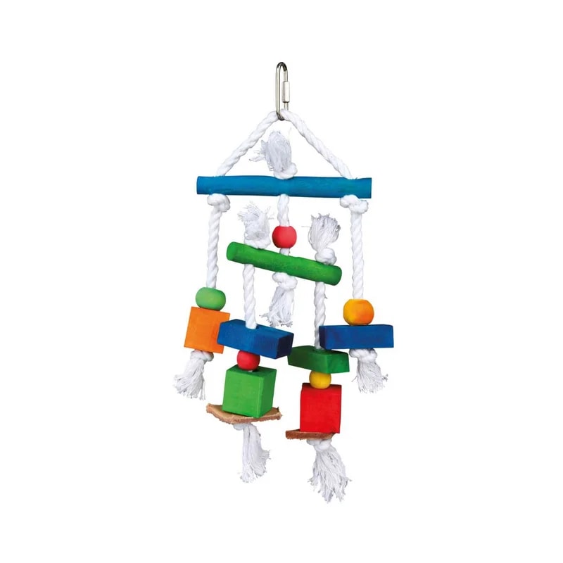 Jouet en bois multicolore — Jouets pour rat