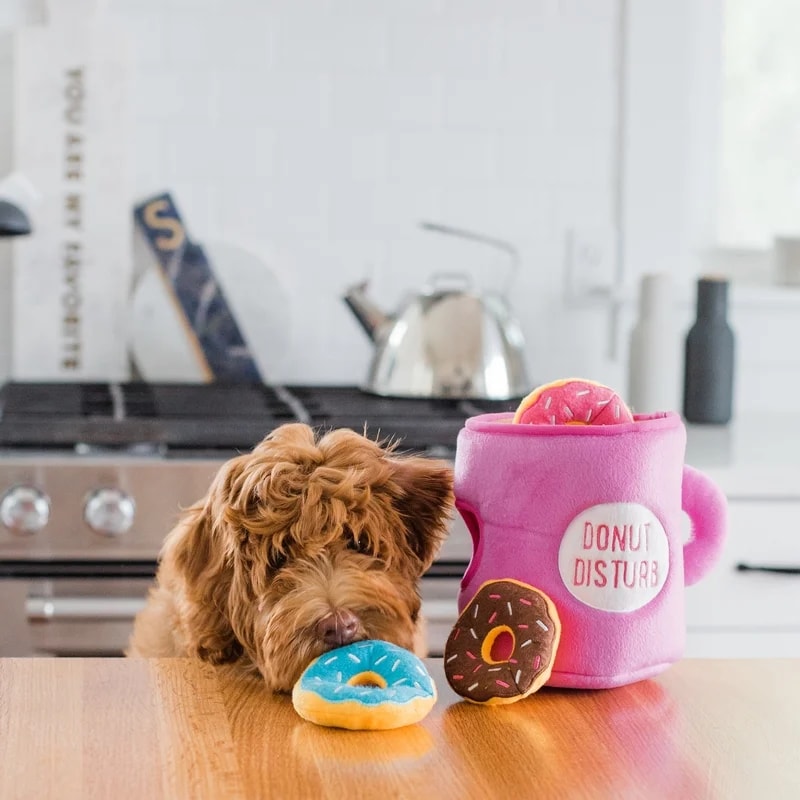 Peluche de fouille Burrow Donut, Jouets pour chien, photo 2 sur 3