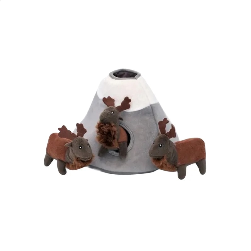 Peluche de fouille Burrow élan, Jouets pour chien