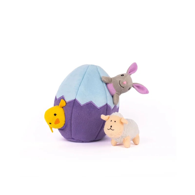 Peluche de fouille Burrow Œuf de Pâques — Jouets pour chien